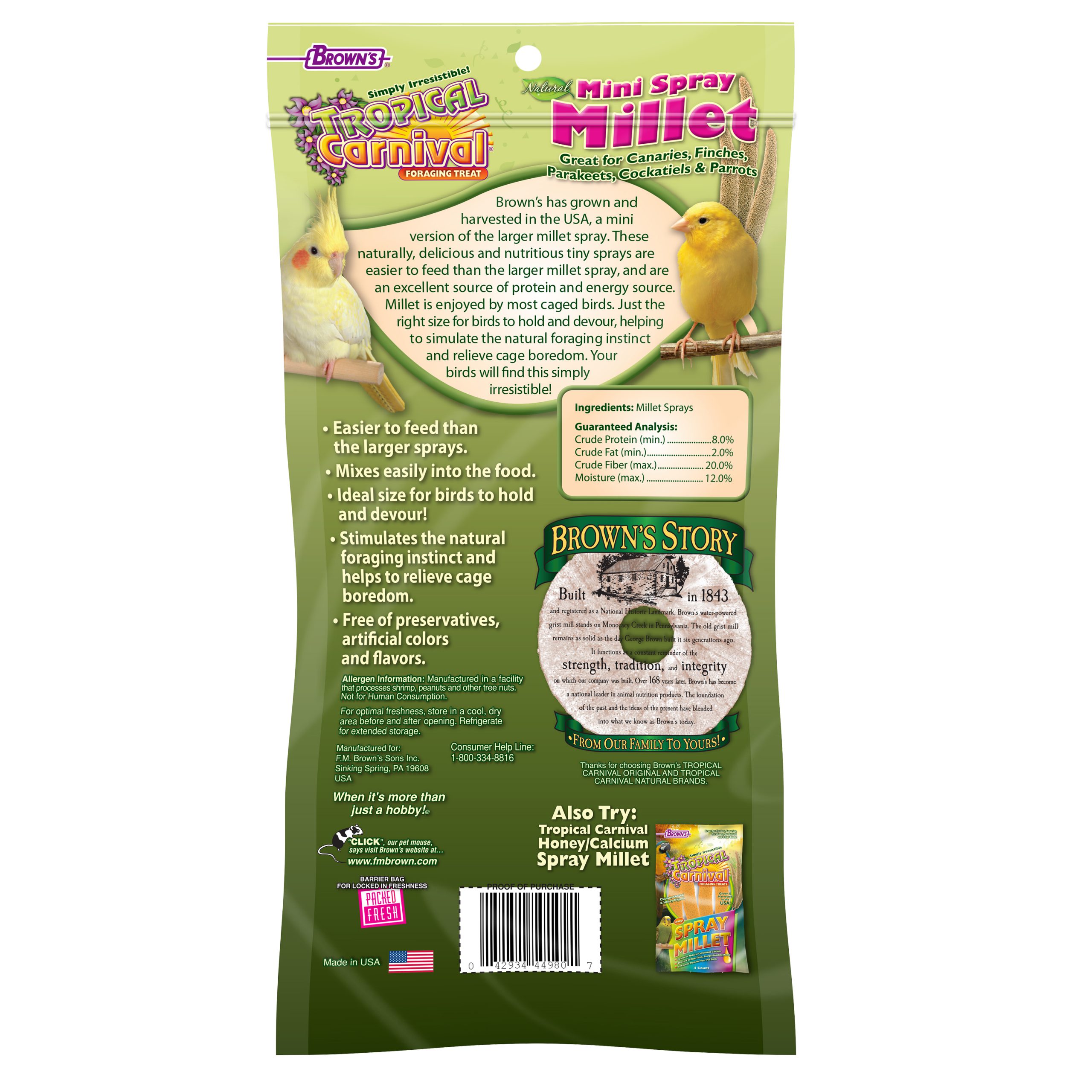spray millet bulk