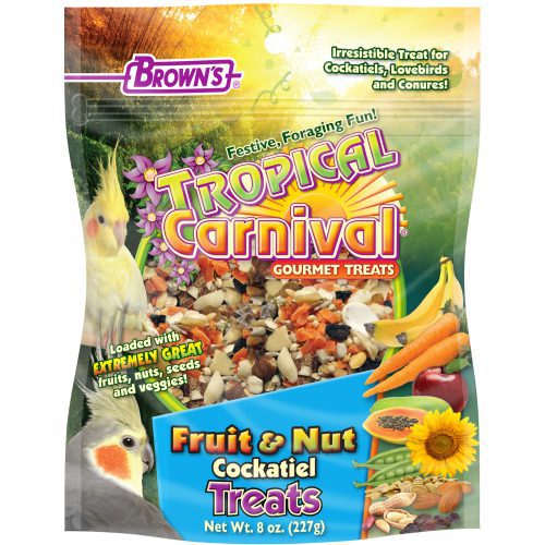 Tropical Carnival® Fruit & Nut Cockatiel, Conure & Lovebird Treat