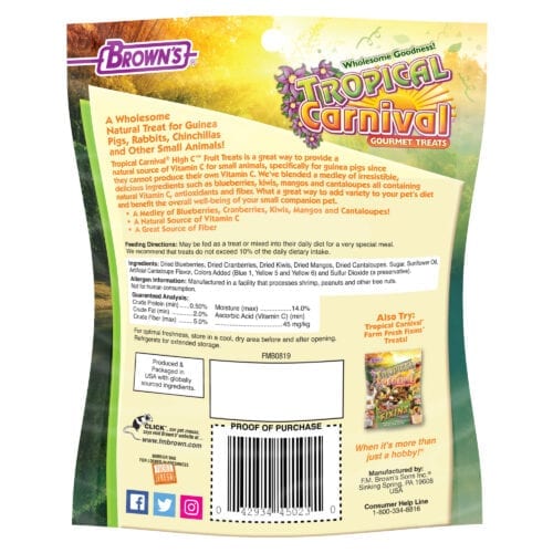 Tropical Carnival® High C Treat for Small Animals