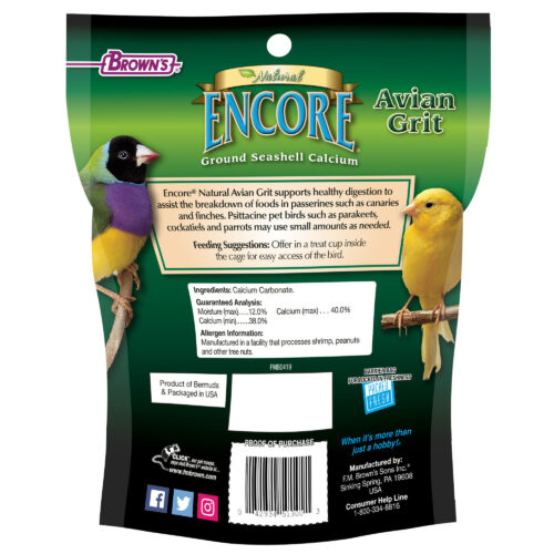 Encore® Natural Avian Grit Digestive Supplement