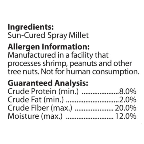 Tropical Carnival® Natural Spray Millet