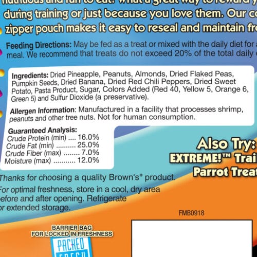 Extreme!™ Spicy Santa Fe™ Parrot Treat