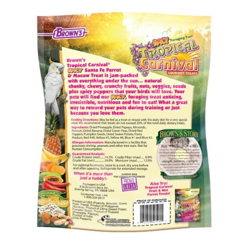 Tropical Carnival® Spicy Santa Fe™ Parrot Treat