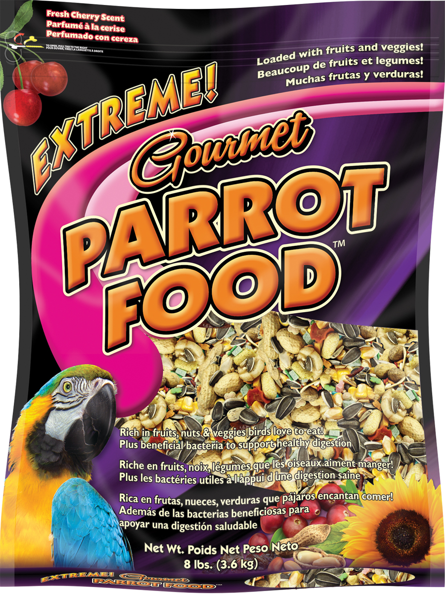 gourmet parrot food