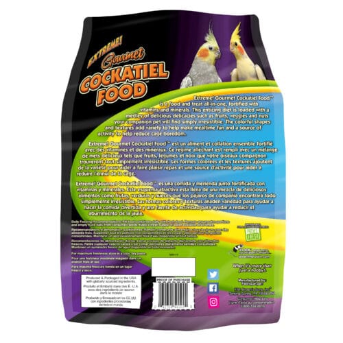 Extreme! Gourmet Cockatiel Food™
