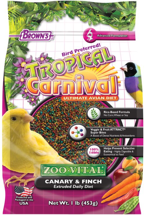 Tropical Carnival® ZOO•VITAL® Rice-Based Canary & Finch Pellets-0