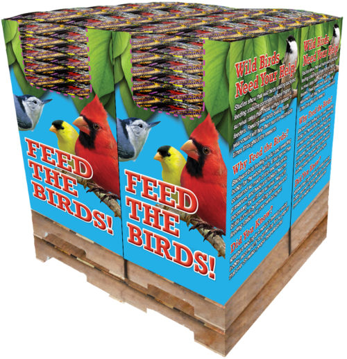240 pc. - 5 lb. Bird Lover's Blend® No Waste Blend Quad Bin-0