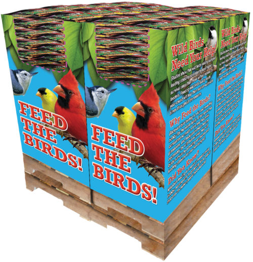 240 pc. - 5 lb. Bird Lover's Blend® No Squirrels... Just Birds!™ Quad Bin-0