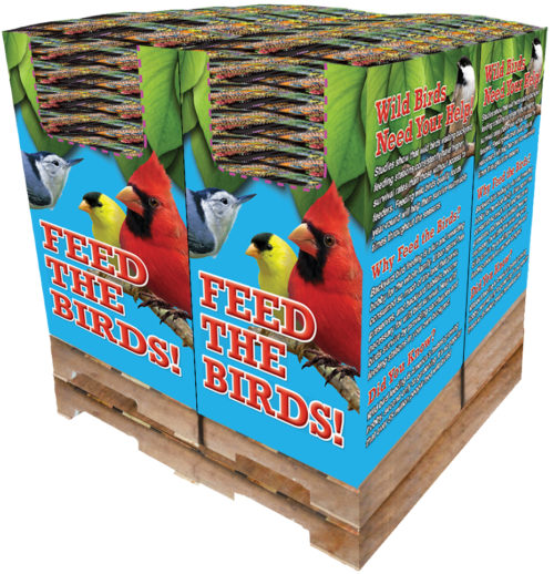 240 pc. - 5 lb. Bird Lover’s Blend® Fancy Finch Quad Bin-0