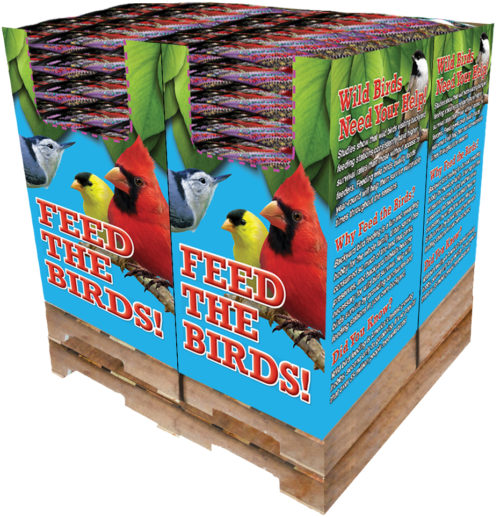 200 pc. - 7 lb. Bird Lover's Blend® Gourmet Songbird Quad Bin-0