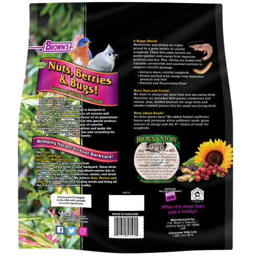 5 lb. Bird Lover's Blend® Nuts, Berries & Bugs!