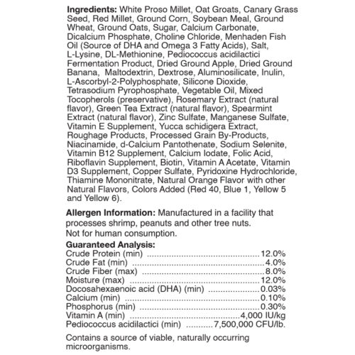 Encore® Premium Parakeet Food