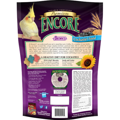 Encore® Premium Cockatiel Food