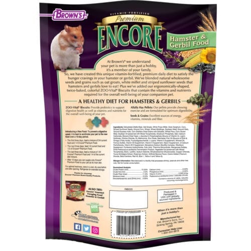 Encore® Premium Hamster & Gerbil Food