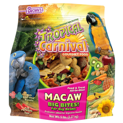 Tropical Carnival® Gourmet Macaw “Big Bites” Food