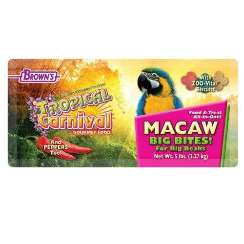 Tropical Carnival® Gourmet Macaw “Big Bites” Food
