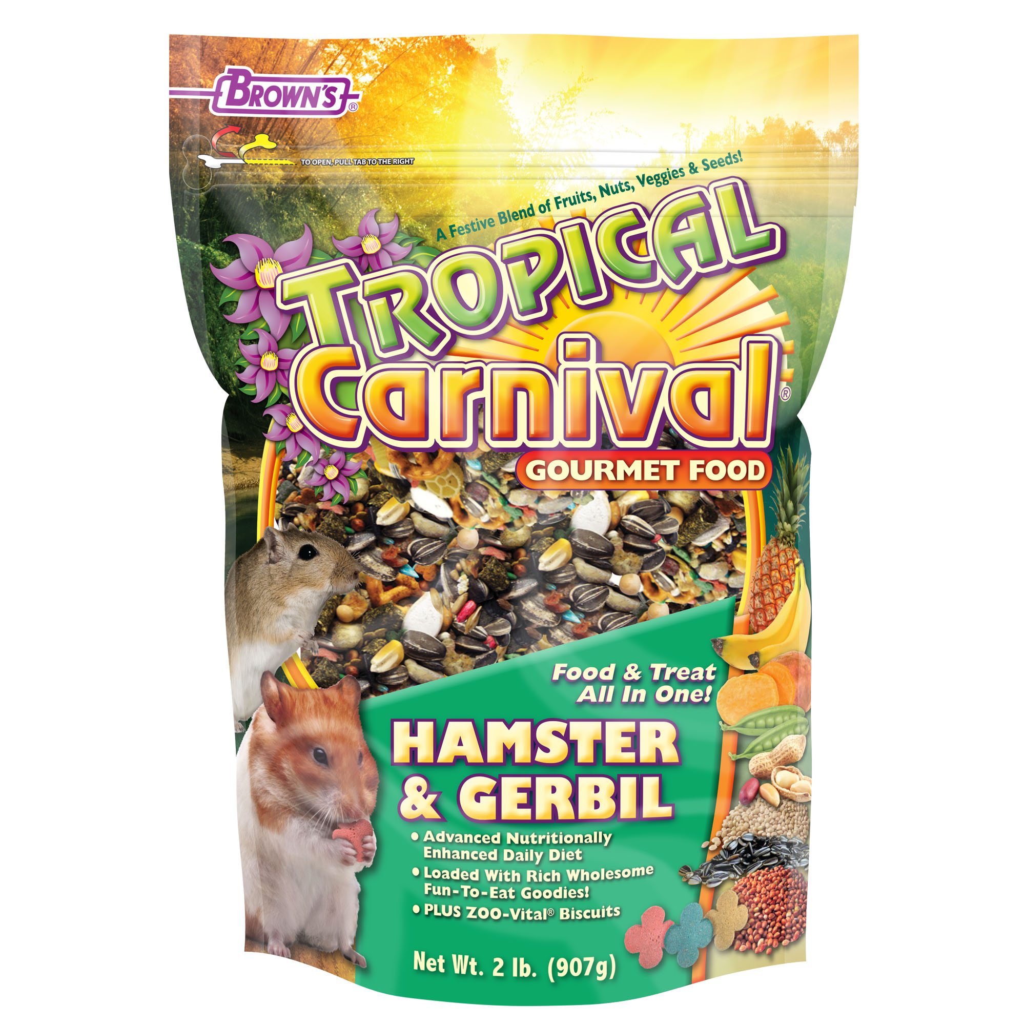 Tropical Carnival® Gourmet Hamster & Gerbil Food - F.M. Brown's | Wholesale  Small Animal & Bird Seed Suppliers