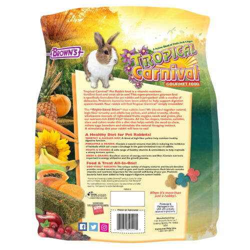 Tropical Carnival® Gourmet Pet Rabbit Food