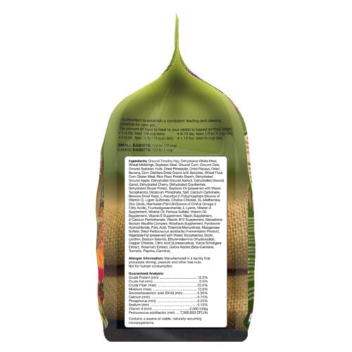 Tropical Carnival® Natural Pet Rabbit Fortified Daily Diet