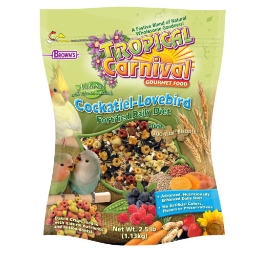 Tropical Carnival® Natural Cockatiel-Lovebird Fortified Daily Diet