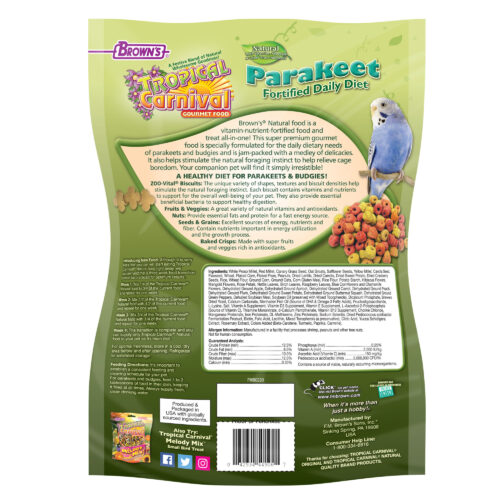 Tropical Carnival® Natural Parakeet Fortified Daily Diet