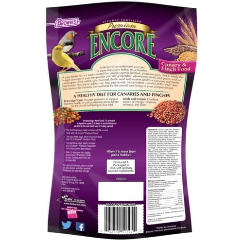 Encore® Premium Canary & Finch Food