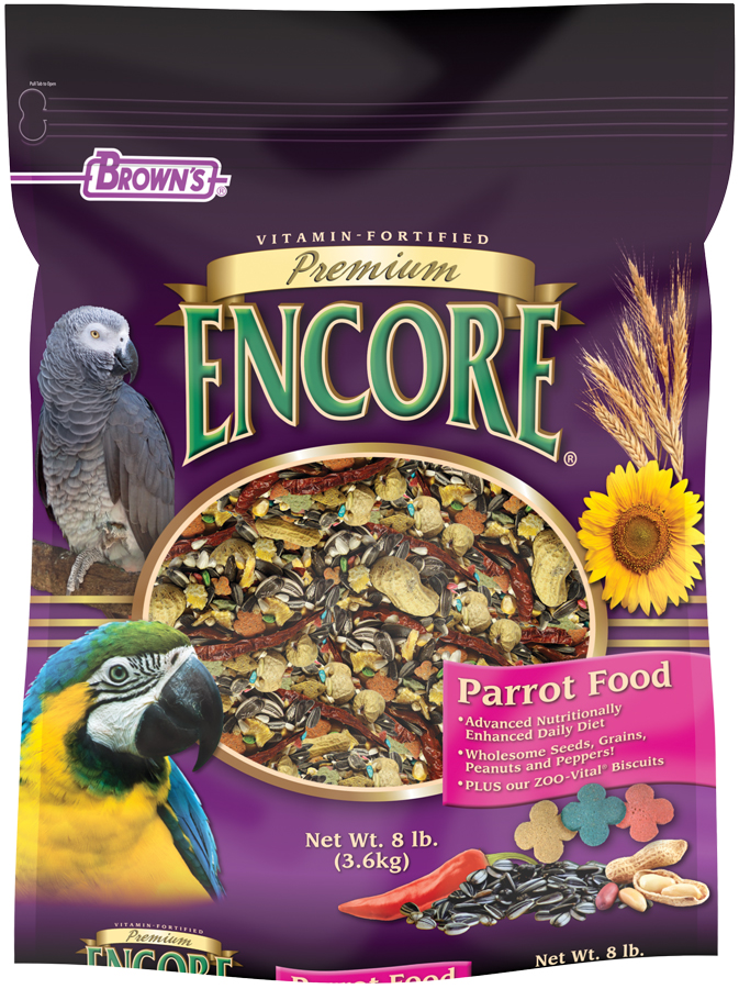 encore parrot food