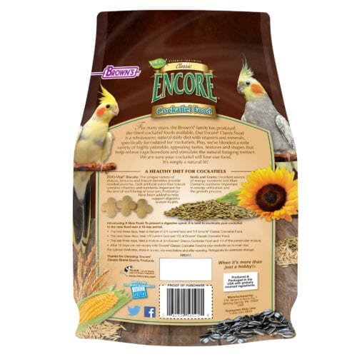 Encore® Classic Natural Cockatiel Food