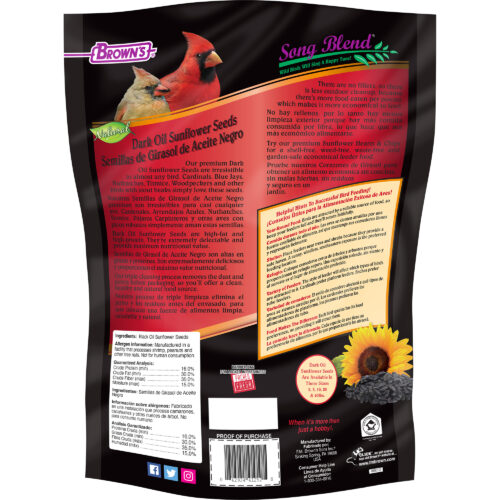 Song Blend® Dark Oil Sunflower Seeds