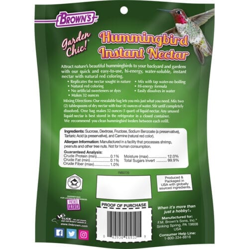 Garden Chic!® Hummingbird Instant Nectar