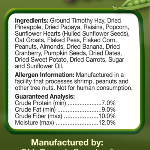 Tropical Carnival® Natural Fruit & Nut Small Animal Treat