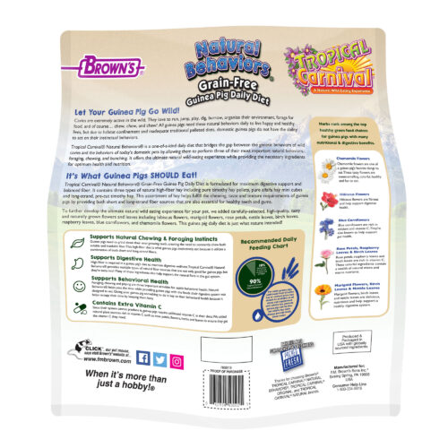 Tropical Carnival® Natural Behaviors® Guinea Pig Grain-Free Daily Diet