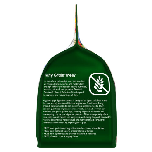 Tropical Carnival® Natural Behaviors® Guinea Pig Grain-Free Daily Diet