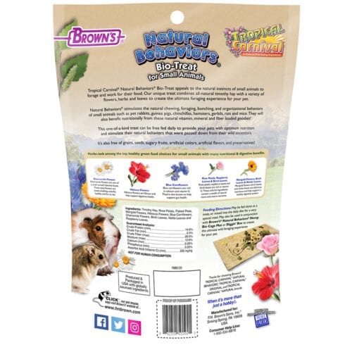 Tropical Carnival® Natural Behaviors® Bio-Treat for Small Animals