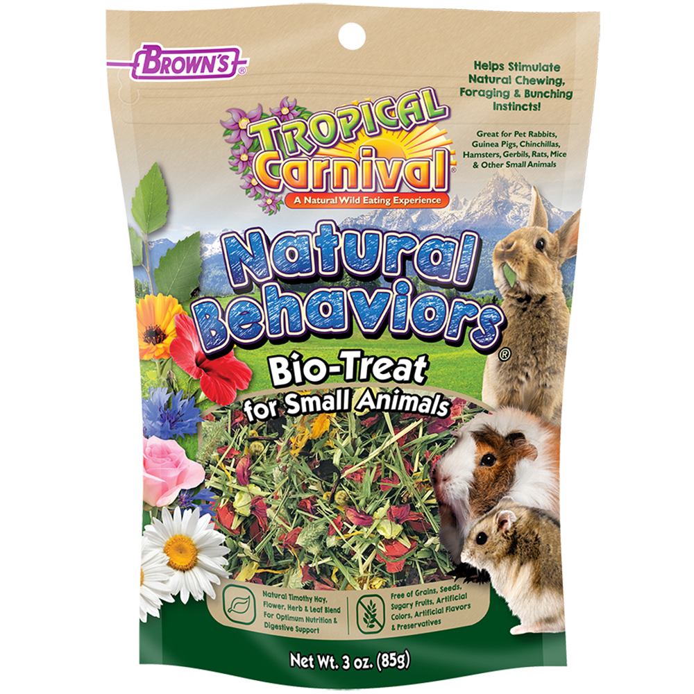 Tropical Carnival® Natural Behaviors® Bio-Treat for Small Animals .  Brown's | Wholesale Small Animal & Bird Seed Suppliers