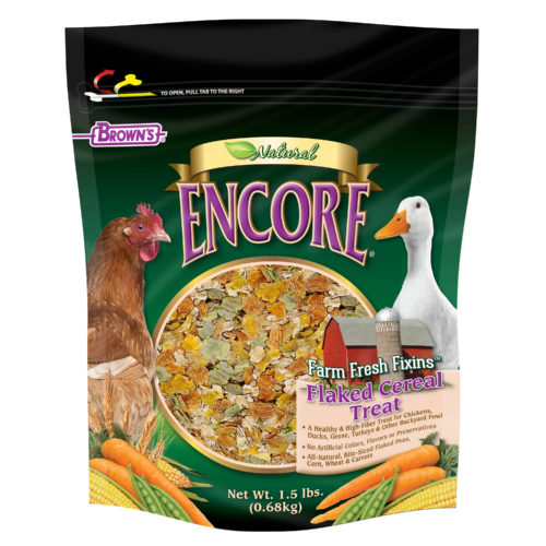 Encore® Natural Farm Fresh Fixins™ Flaked Cereal Chicken Treat