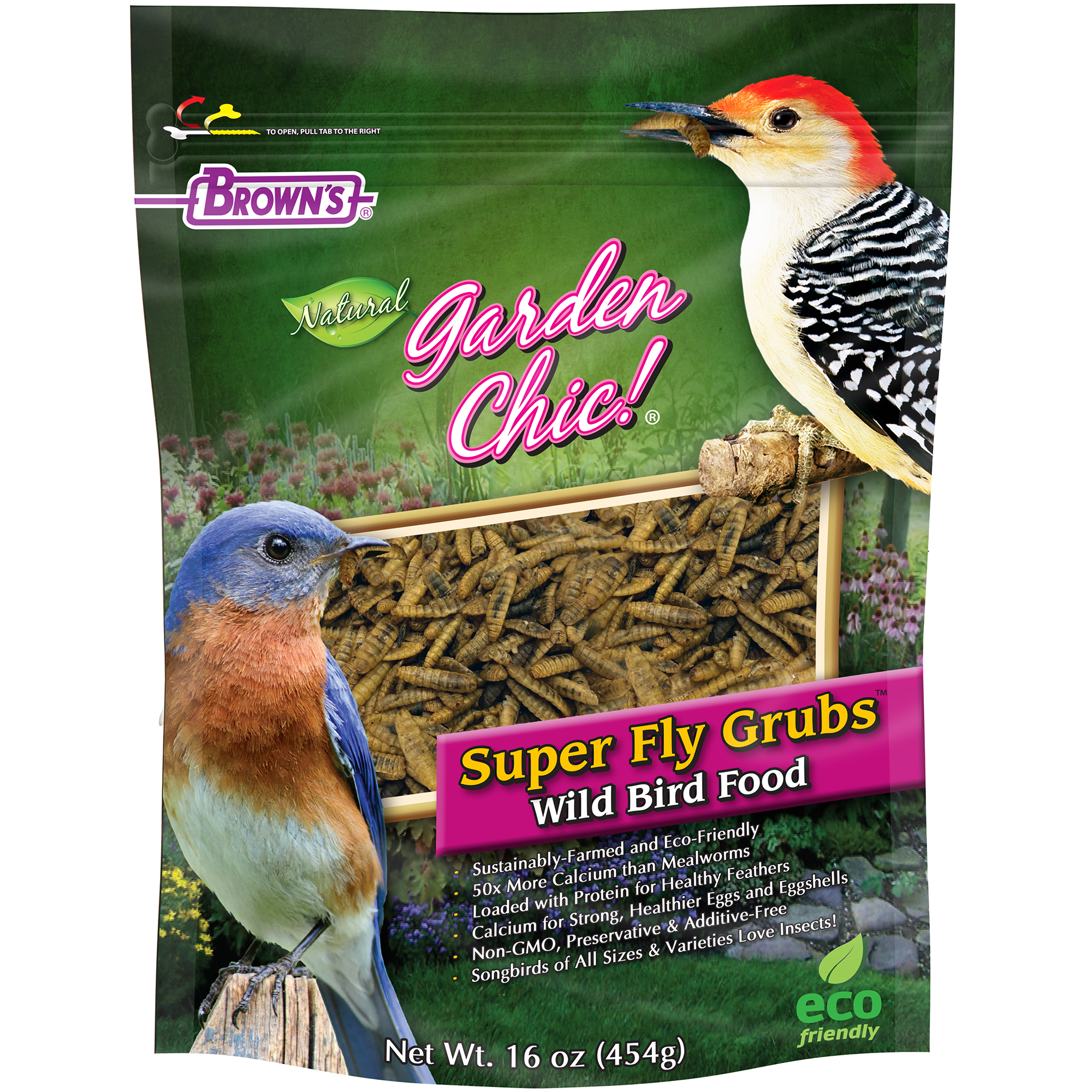 Garden Chic!® Super Fly Grubs Wild Bird Food . Brown's | Wholesale Small Animal & Bird Seed Suppliers Garden Chic!® Super Fly Grubs Wild Bird Food . Brown's | Wholesale Small Animal & Bird Seed Suppliers