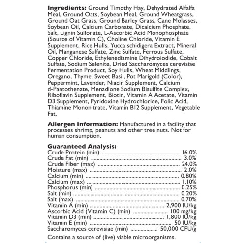 Tropical Carnival® Natural Behaviors Foraging Pellets Adult Chinchilla Daily Diet 3 lb.